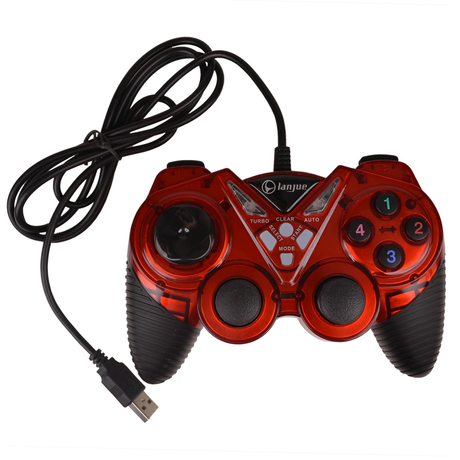 Usb L2000 Double Shock Usb Game Controller->TechPanda.pk