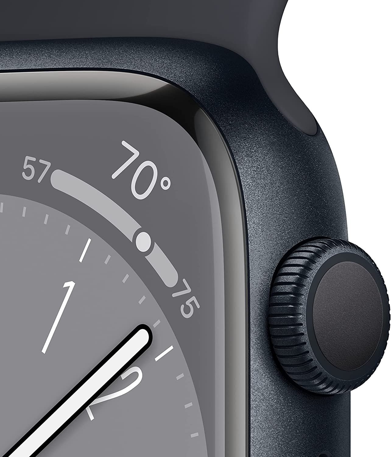 Apple Watch Series 8 [GPS 45mm] Smart Watch w/Midnight Aluminum Case with Midnight Sport Band - M/L. Fitness Tracker, Blood Oxygen & ECG Apps, Always-On Retina Display, Water Resistant