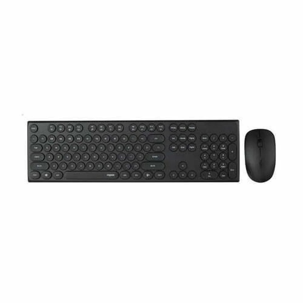 Rapoo X260S Wireless Optical Mouse & Keyboard Black