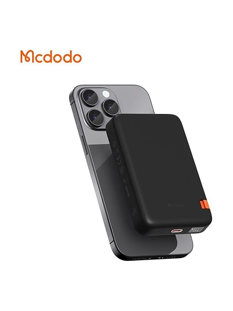 MCDODO MC-5101 Hiding Series 20W Magnetic Wireless Charging 10000mAh Power Bank with Phone Stand Black