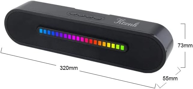 Kisonli Led-916 Wireless Bluetooth Longbar Speaker With RGB Lights