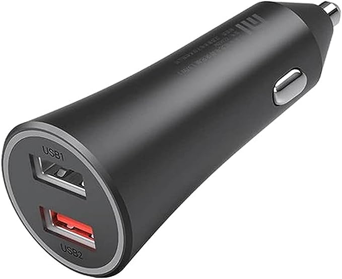 Xiaomi 37W Dual-Port Car Charger: Compact and Portable Fast Charger for Travel