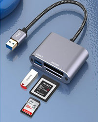 ONTEN (3 IN 1) USB(3.0) to XQD/SD Card Reader with USB 3.0 PORT.