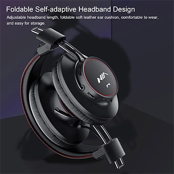 Nia S3000 Over Ear Music Headset Wireless Bluetooth Headphones