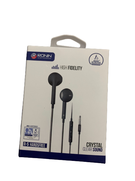 Ronin R-5 Crystal Clear Sound Handsfree - Lightweight and Durable, HD Speakers, Ergonomic Design