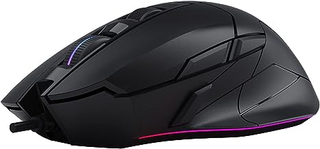Bloody W70 Max - RGB Gaming Mouse - 10000 CPI - 5 RGB Effects - 2000 Hz Report Rate - 4M Memory - Extra Fire Wheel - Black/White