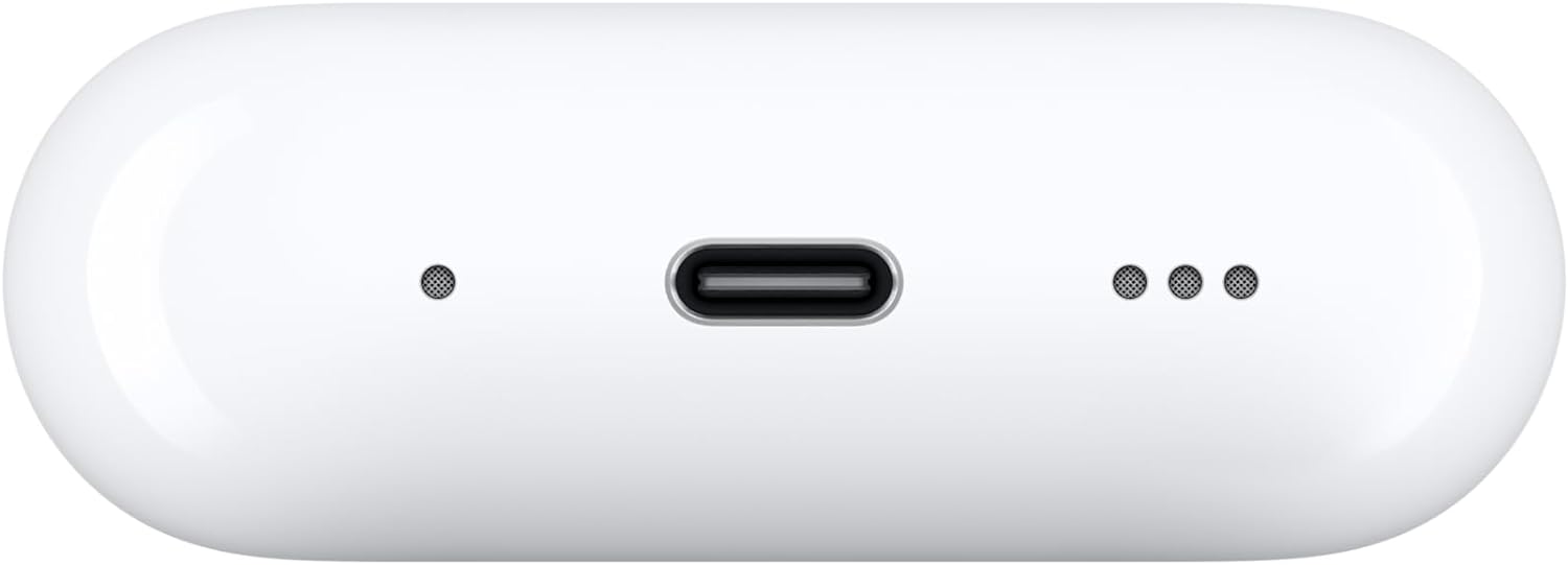 Apple AirPods Pro (2nd Gen) Wireless Earbuds, Up to 2X More Active Noise Cancelling, Adaptive Transparency, Personalized Spatial Audio MagSafe Charging Case (Lightning) Bluetooth Headphones for iPhone