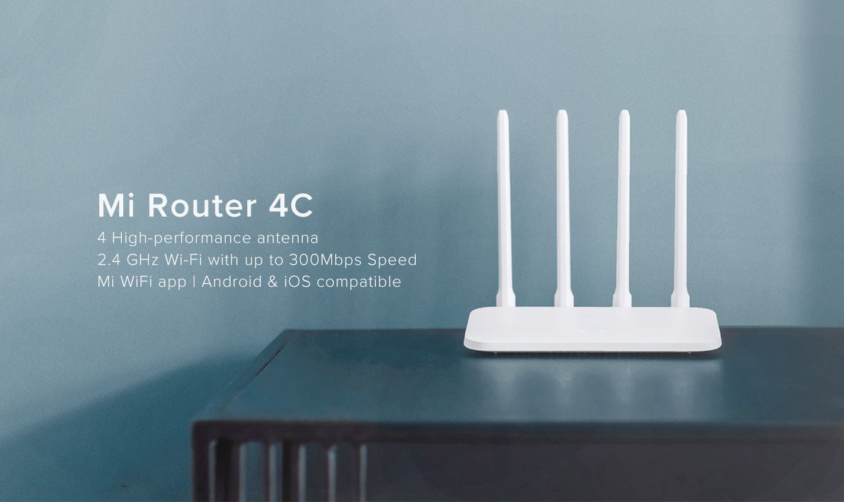 Xiaomi Mi 4c Router 300mbps Wifi Router 5dbi 2.4ghz 802.11a/b/g With Four Antennas