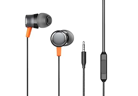 itel IEP-25 Earphones: Affordable In-Ear Earphones with Bass Boost Driver and Tangle-Free Cable