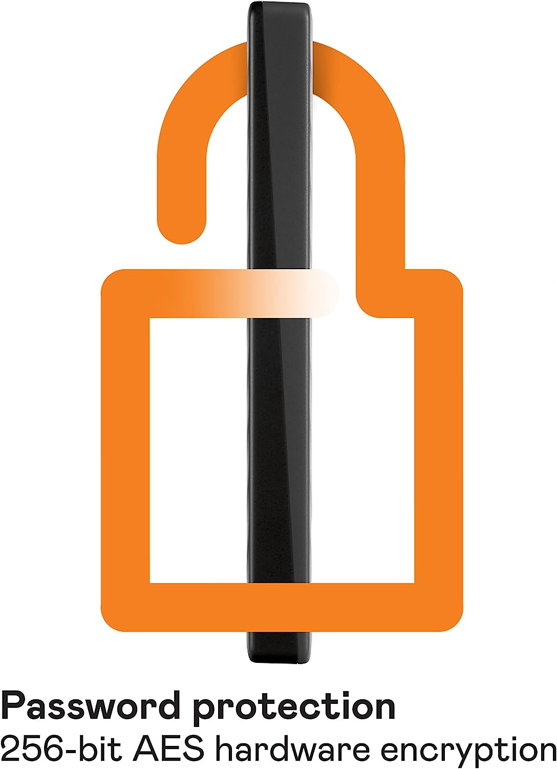 Western Digital WD 1TB My Passport Portable External Hard Drive with backup software and password protection, Black