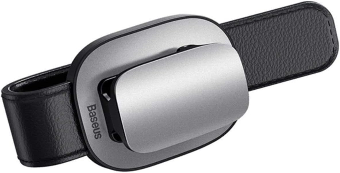 Baseus Platinum Vehicle Eyewear Clip(Clamping Type/Paste Type)Black/Silver