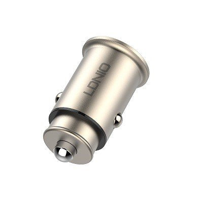LDNIO 30W ULTRA Mini Zinc Alloy Shell Car Charger C506Q
