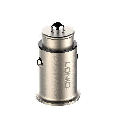 LDNIO 30W ULTRA Mini Zinc Alloy Shell Car Charger C506Q