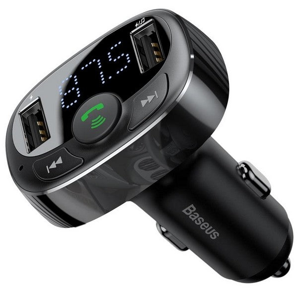 Baseus S-09A T typed Bluetooth MP3 car charger (Standard edition) Black