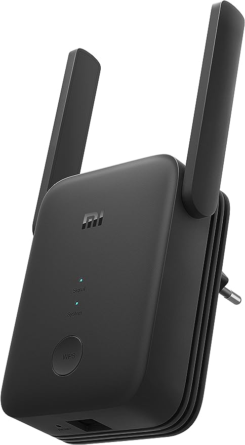 Xiaomi Mi Wi Fi Range Extender Ac 1200, Wireless Dual Band 867Mbps+300Mbps, 2.5GHz E 5GHz, Intelligent Signal Display, Easy Configuration, Black, 23.2 x 16.5 x 11.5 cm, 2 inches 0 g