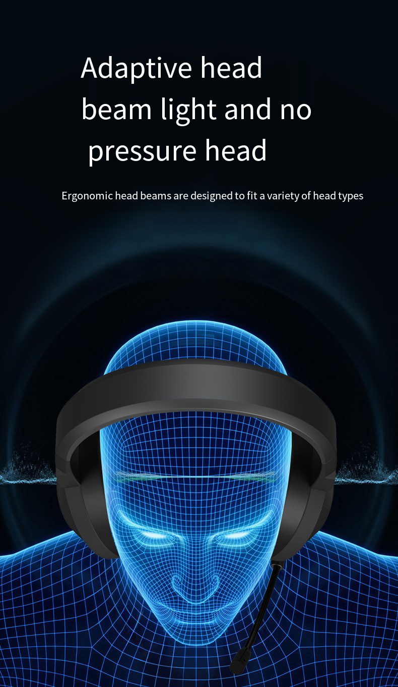 HP DHE-8008U Head-mounted Gaming Headset Wired Listening Position Debate Desktop Laptop Headset Microphone 7.1 USB Interface