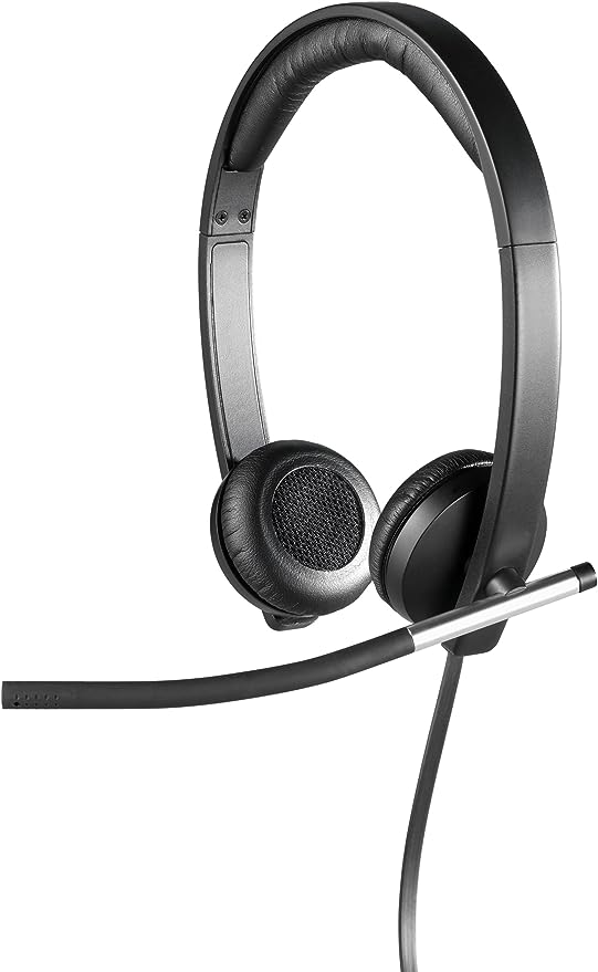 Logitech H650e Headset: Comfortable Business Headset with Clear Audio and Noise Cancellation
