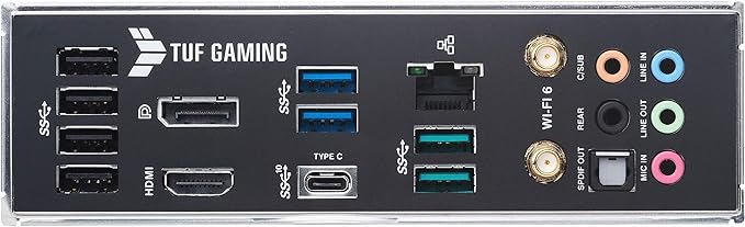 ASUS TUF Gaming B560M-PLUS WiFi LGA1200 (Intel®11th/10th Gen) Micro ATX Gaming Motherboard (PCIe 4.0, 2X M.2 Slots,8+1 Power Stages, 2.5Gb LAN, WiFi 6, USB 3.2 Type-C®, Thunderbolt™ 4 Support)