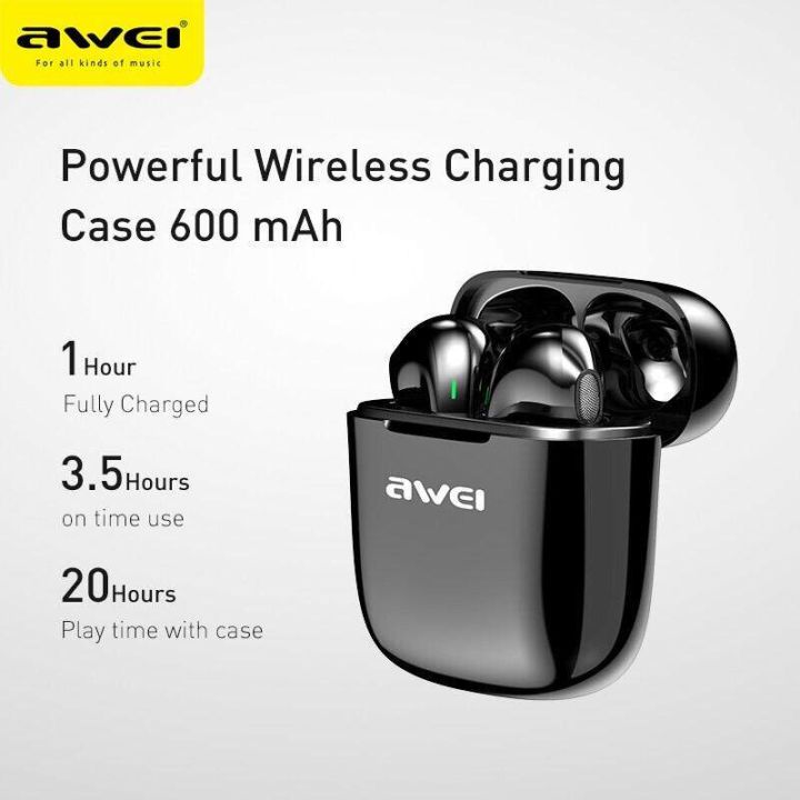Awei Tws T26 Pro Wireless Bluetooth Earbuds V5.3