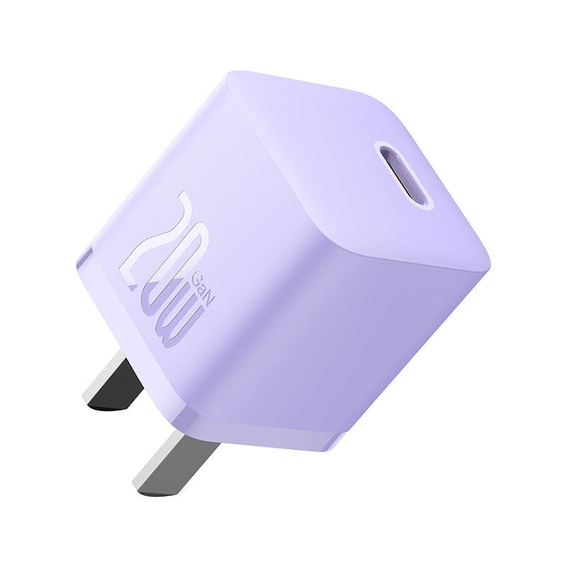 Baseus GaN5 Fast Charger 1C 20W CN Set (Mini)（With Superior Series Fast Charging Data Cable Type-C to iP PD 20W 1m )