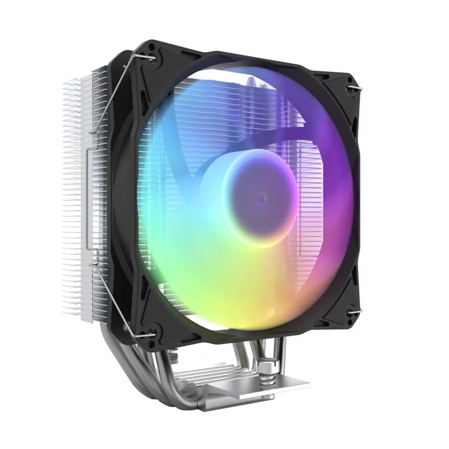 DarkFlash Z4 ARGB CPU Air Cooler: 4 Heat Pipes, 120mm ARGB Fan, Affordable Performance and Style