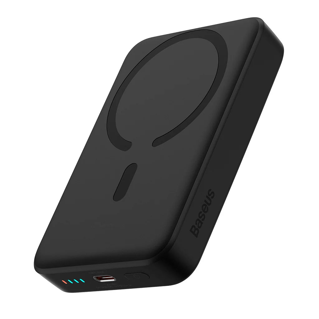 Baseus Power Bank 10000mAh 20W Magnetic Mini Air Wireless Fast Charge Cluster Black