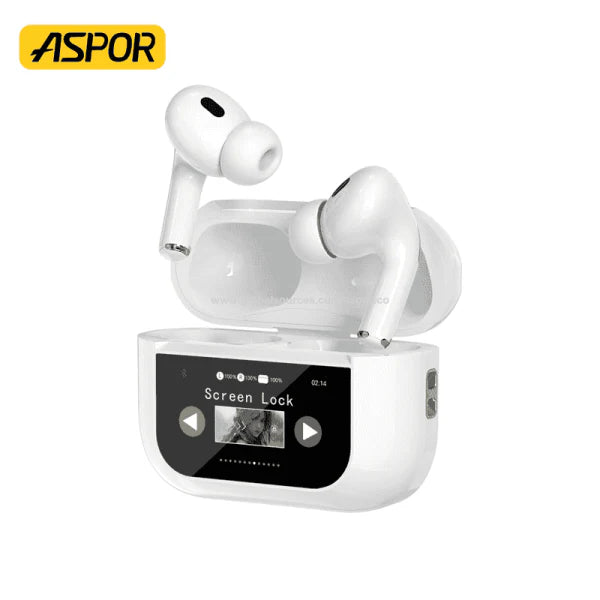 ASPOR A629 V5.3 ANC Touch Screen AirBuds Pro Version