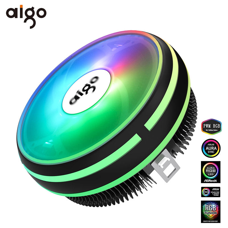 DarkFlash Aigo LAIR CPU Cooler Radiator 120mm PWM 12V SYNC RGB LED Fan CPU