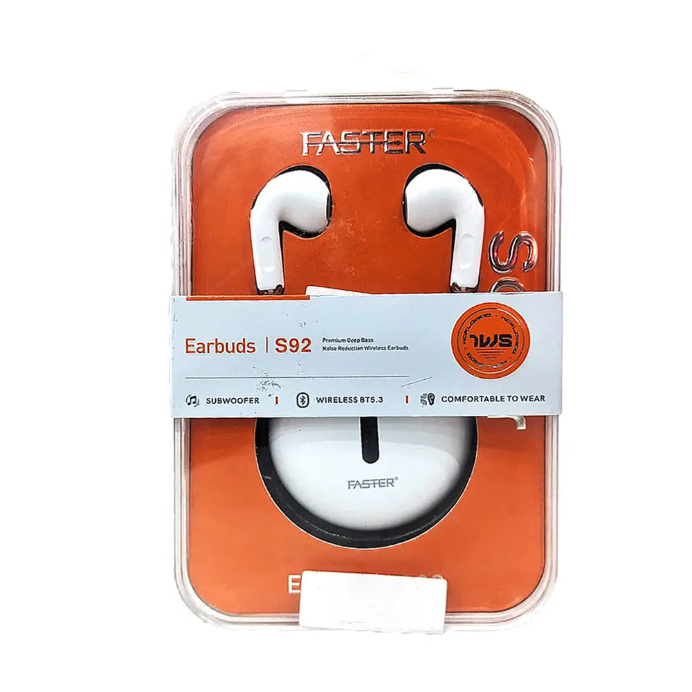 Faster Saver S-92 Wireless Bluetooth Earbuds
