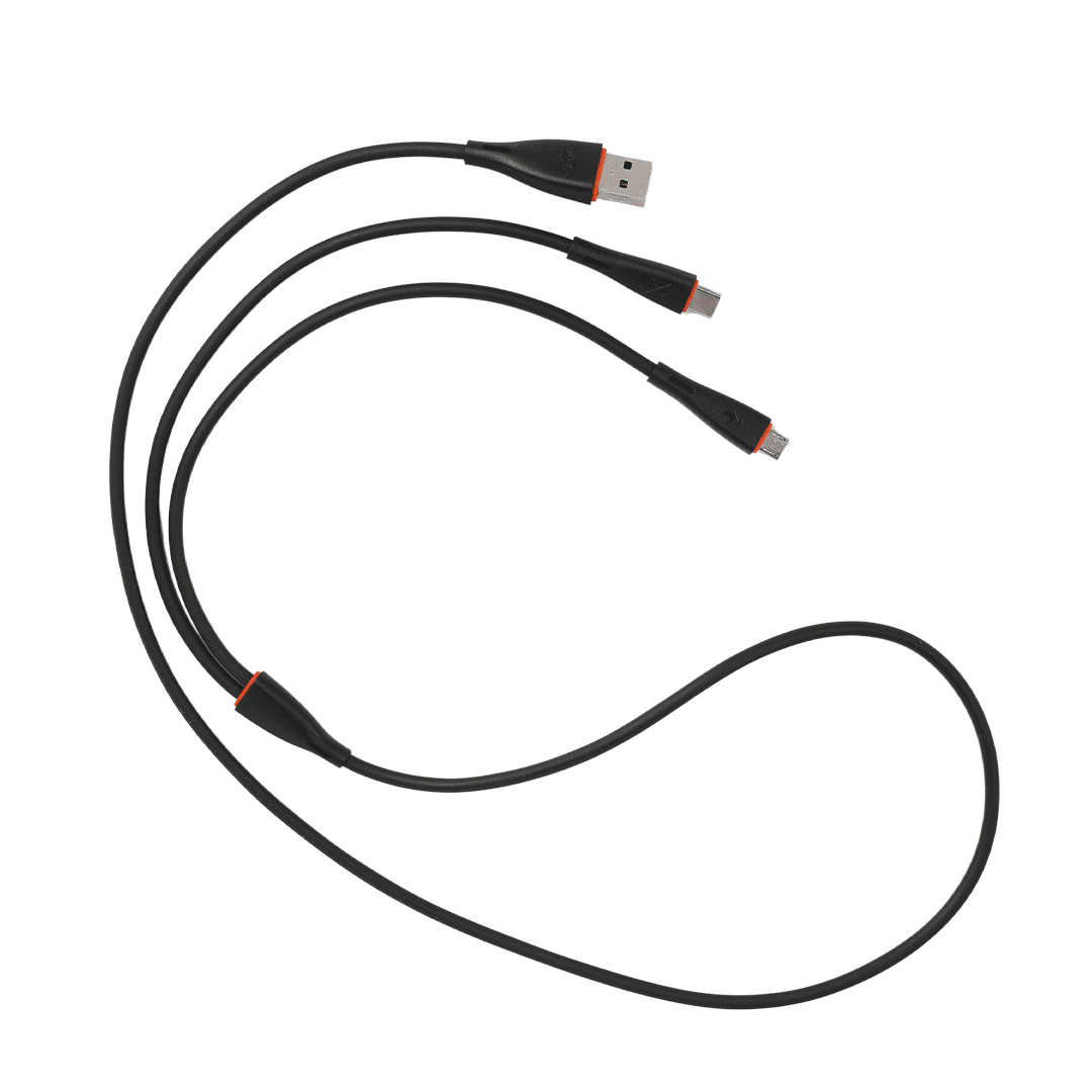 ITEL Original 2 in1 Multi Charging Type-C+Micro Cable ICD-X21