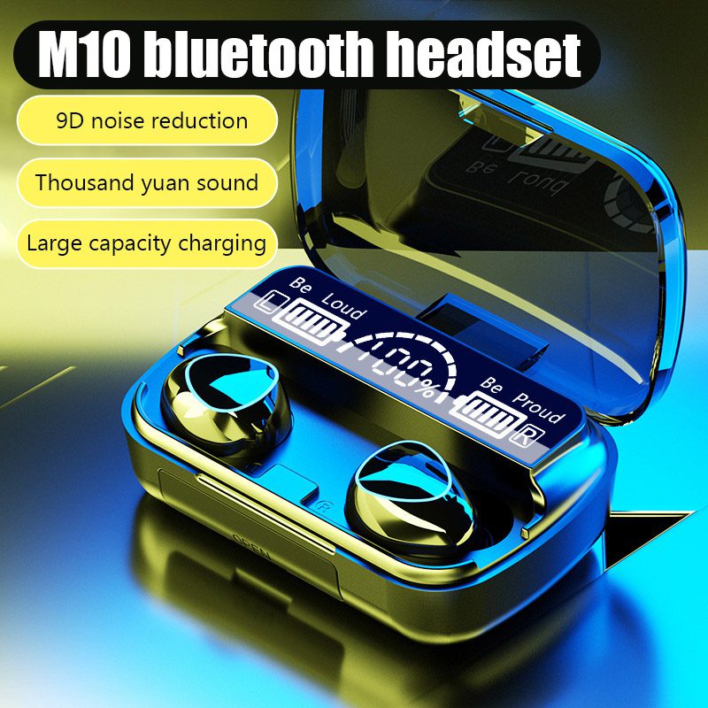 M10 Wireless Earbuds Bluetooth Earphones Noise Cancellation