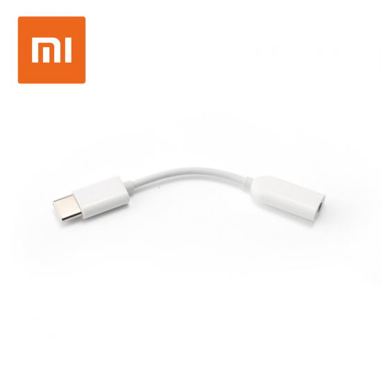 Xiaomi USB-C / Type-C to audio jack cable converter, adapter, USB C to 3.5 mm jack socket / Aux cable / length approximately 7 cm.