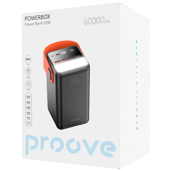 Proove Powerbox Power Bank 65W 60000mAh PBPB65412201