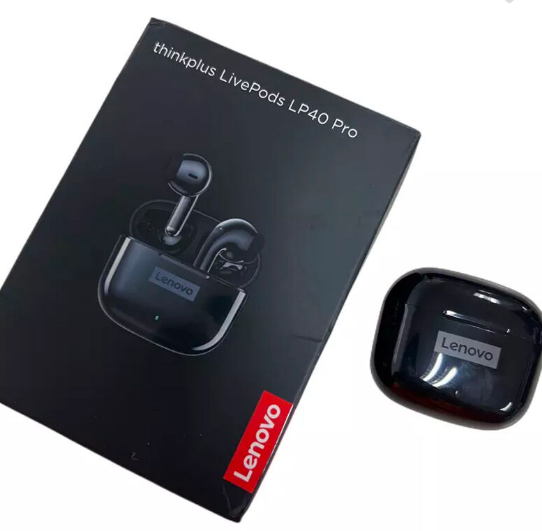 Lenovo LP40 PRO TWS Wireless Earphone - Bluetooth 5.1, Extended Playtime, and Immersive Bass