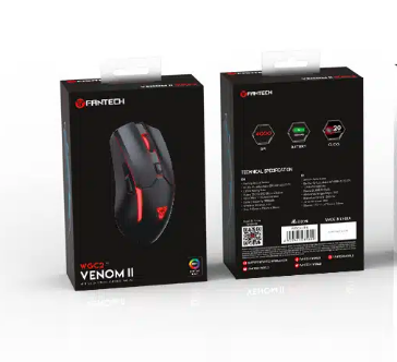 Fantech WGC2+ VENOM II Wireless Gaming Mouse Black