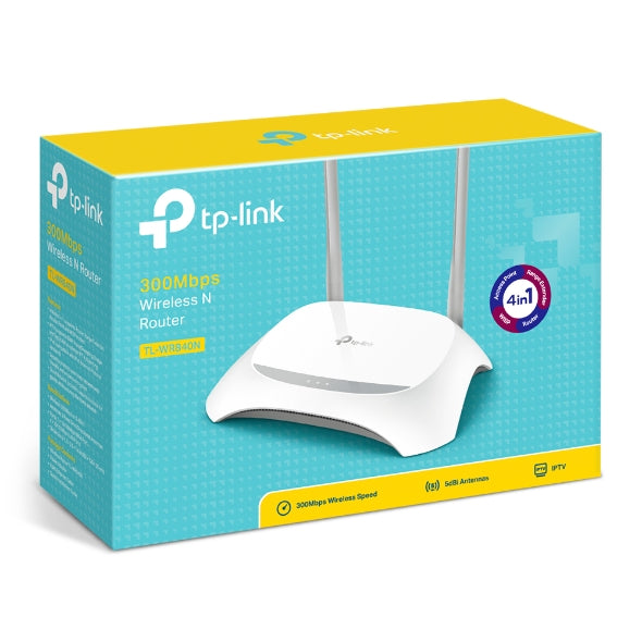 TP-Link Wi-Fi Router TL-WR840N Double Antenna 300 Mbps Wireless N Router