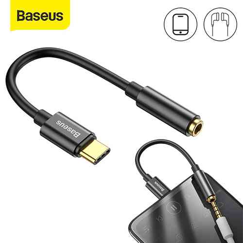 Baseus L54 Type-C Male to 3.5mm Female Adapter Black