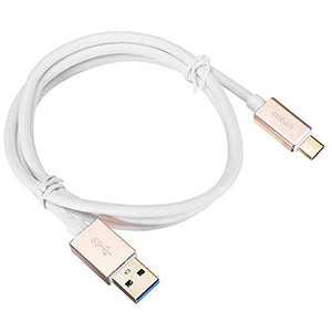 Onten OTN-69003 USB 3.0 to USB-C Cable - 1.5M (WHITE & BLACK)