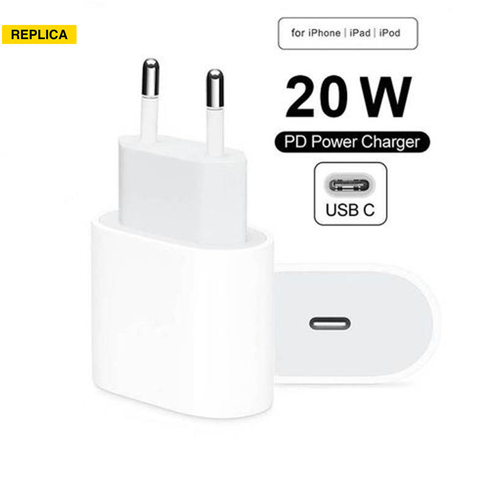 IPHONE USB-C PD 20W POWER ADAPTER CHARGER 2 PIN (EU PIN)