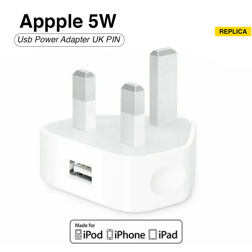 Iphone Usb 5W Power Adaptor UK Pin