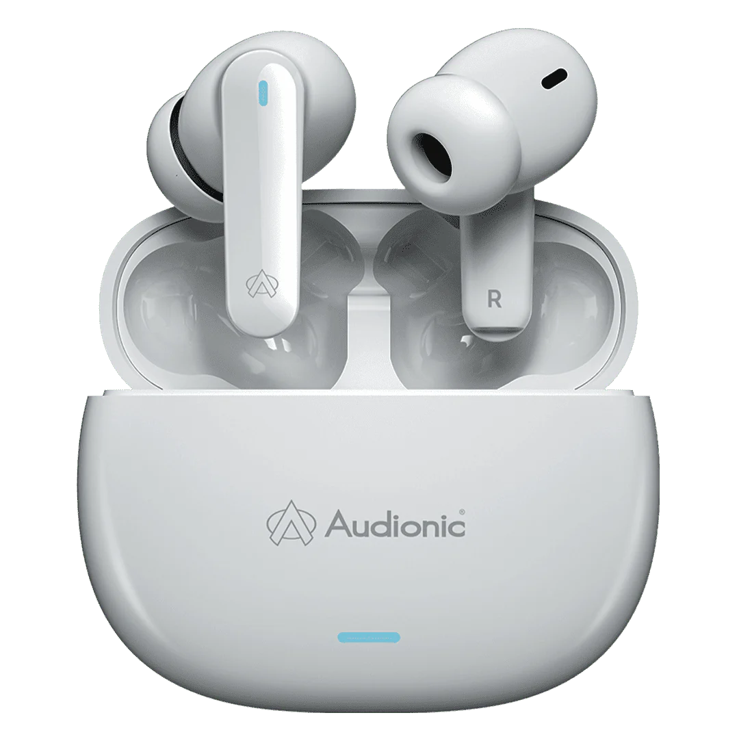Audionic Airbud 425 Wireless Earbuds TWS Earbud With Quad MIC, ENC Wireless Earphones & IPx4 Water Proof Bluetooth