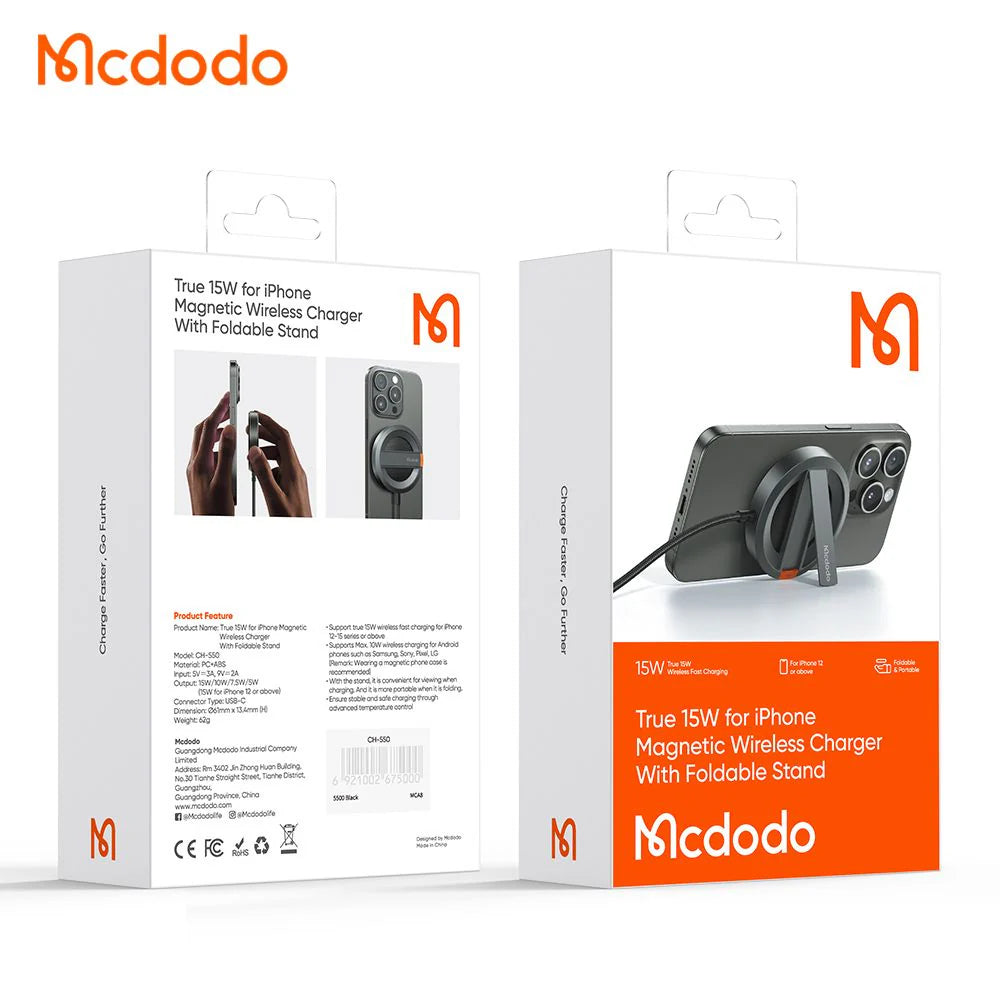 Mcdodo True 15w MagSafe Charger With Kick Stand – CH5500
