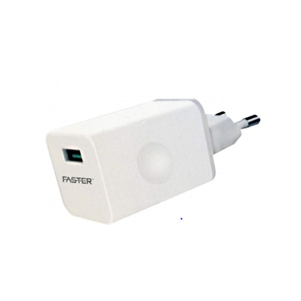 Faaster FC-57 PD Adapter - Fast Charger with 3.0 Fast Charging - 18W PD Fast Charger