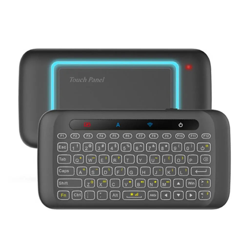 Touchpad Controllers H20 UNIVERSAL MINI BACKLIGHT TOUCHPAD WIRELESS KEYBOARD AIR MOUSE ...