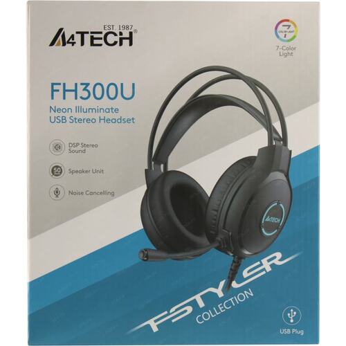 A4tech Fstyler FH300U Neon Illuminate USB Stereo Headset