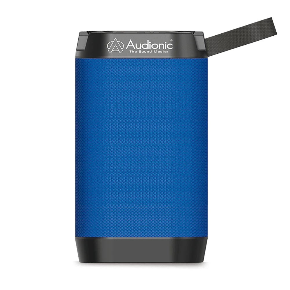 Audionic LYON Portable Speaker | Latest Model | Long Battery Timing | Blue Color | Ergonomic Design | Light Weight | Premium Sound | Extra Bass | Mobile Dock | High Quality product