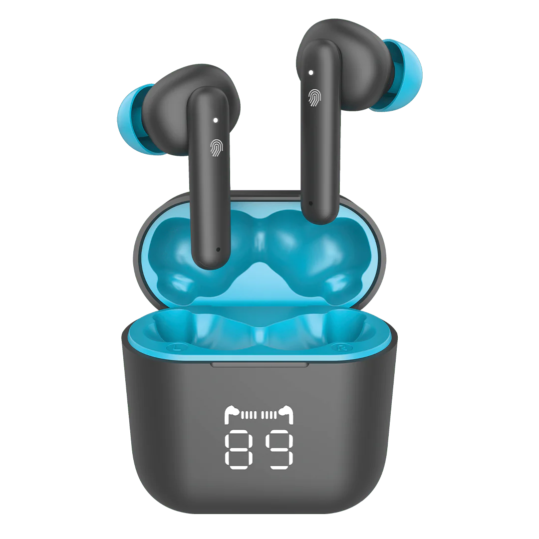 Audionic Airbud 590, Wireless Earbuds, Bluetooth Wireless Earphones, Environmental Noise Cancellation ENC Earbud, TWS Gaming Earbuds With Quad MIC