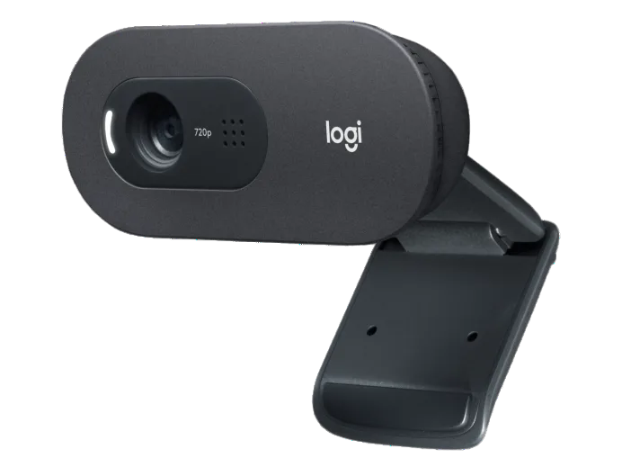 Logitech C505 HD WEBCAM HD With 720p And Long-Range Mic For Streaming And Video Calling Black