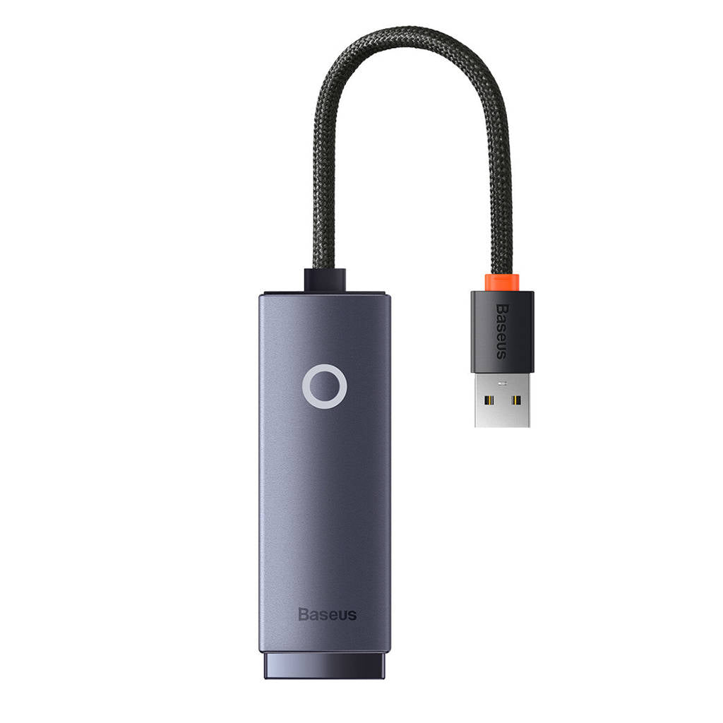 Baseus Lite Series Ethernet Adapter USB-A to RJ45 LAN Port 100Mbps(Black)