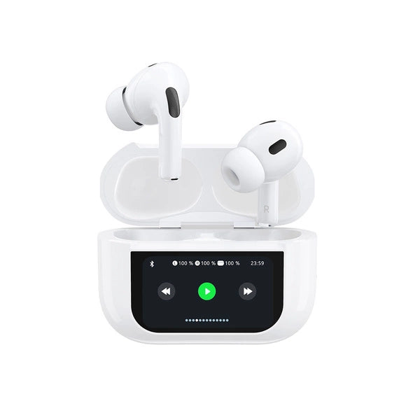 Dudao U19 in-ear TWS Wireless Bluetooth 5.3 Headphones With LED Display - White